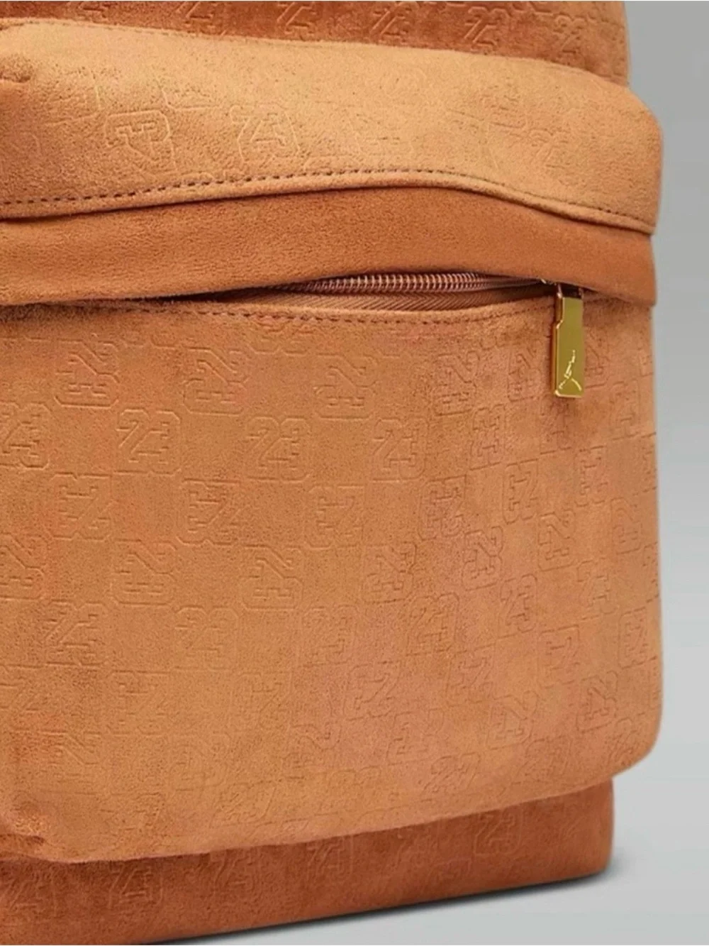 Jordan Suede Monogram Backpack